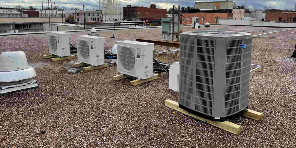 parts of an air conditioner unit