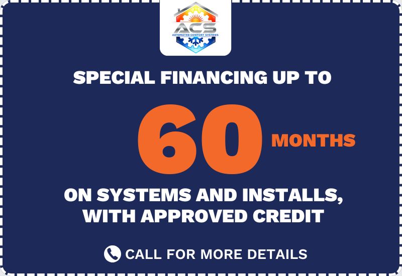 Special Financing Up To 60 Months